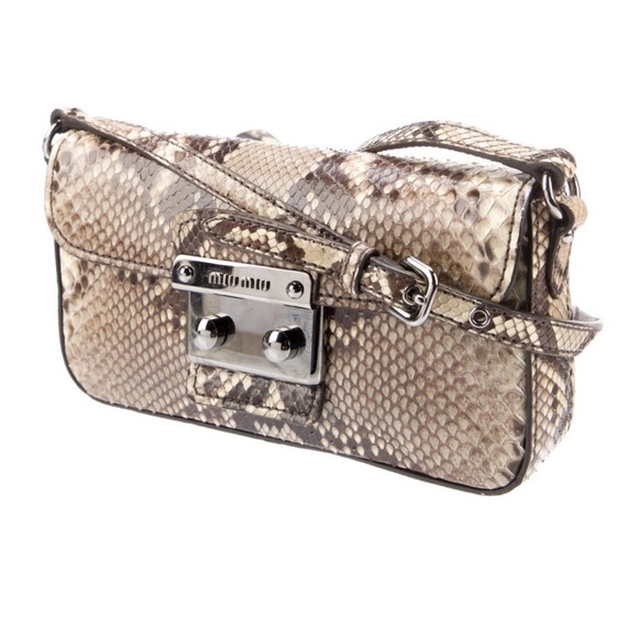 Miu Miu snakeskin crossbody bag - Picture 2 of 6